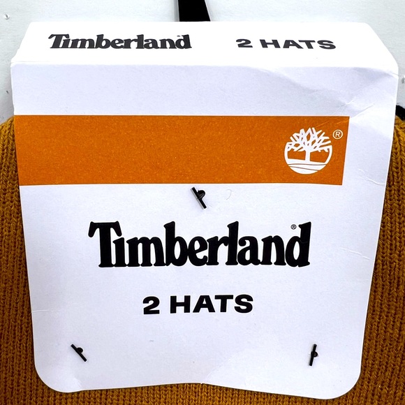 TIMBERLAND, 2 PACK WARM & COMFORTABLE BEANIE SET,ONE SIZE, CAMEL & BLACK, UNISEX - Picture 13 of 14